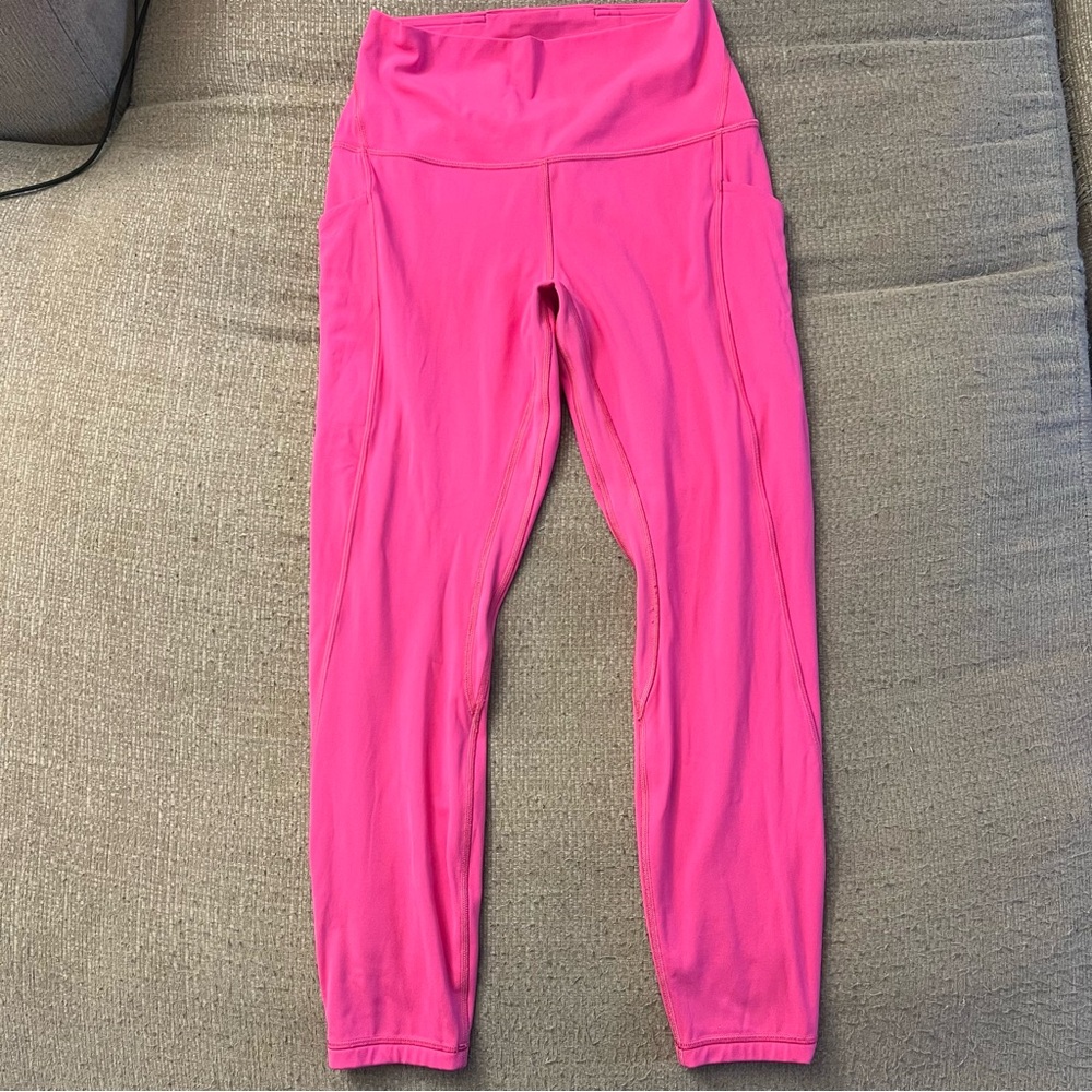 Hot Pink Lululemon Leggings